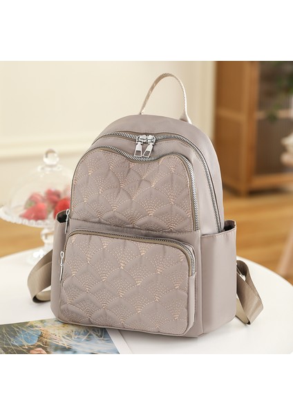 Renk 1 Şanslı Kırmızı Renk Sırt Çantaları Kadın Yüksek Kaliteli Naylon Okul Çantaları Kızlar Için Su Geçirmez Bayanlar Saf Renk Sırt Çantası Mochilas (Yurt Dışından)
