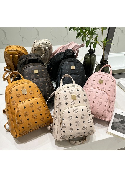 5 Kore Yaz Yeni Çiçek Baskılı Mini Sırt Çantası Çiçek Bayanlar Omuz Çantası Pu Deri Moda (Yurt Dışından) fiyatları
