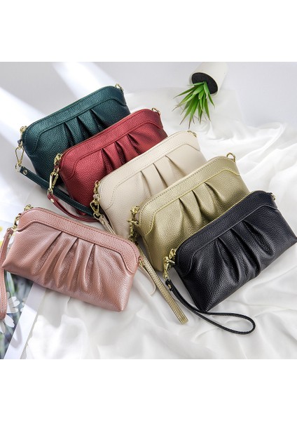 Kırmızı 2023 Tek Omuz Kadın Çantaları Renkli Hakiki Deri El Çantası Bayan Annenin Küçük Crossbody Telefon Çantaları Için Cüzdan Çanta (Yurt Dışından) modelleri