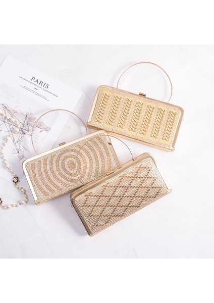 1 Moda Lüks Son Kristal Akrilik Elmas Taklidi Kadın Dolar Parti Debriyaj Çanta Çanta Para Akşam Çanta Düğün Için (Yurt Dışından) fiyatları