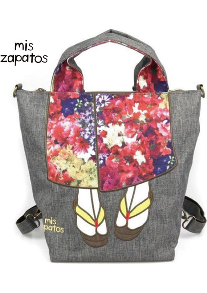 Gri Miszapatosthird Eğik Açıklıklı Sırt Çantası Çanta Moda Hafif Su Geçirmez Aşınmaya Dayanıklı Kadın Çantası (Yurt Dışından)
