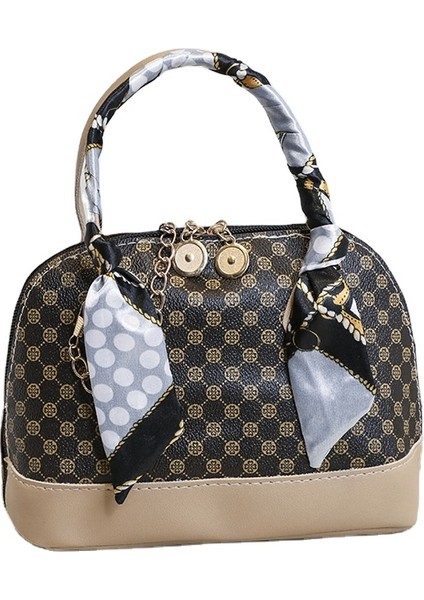 6 Çanta Lüks Trend Omuz Çantası Kadın Moda Renk Eşleşen Deri Çanta Ekose Messenger Çanta Kadın Çanta (Yurt Dışından) modelleri