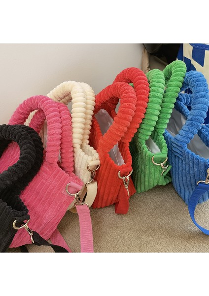 STYLE10 Sonbahar ve Kış Yeni Tote Çanta Kadife Peluş Messenger Taşınabilir Rahat Küçük Çanta Kadın Çanta (Yurt Dışından) fırsatları