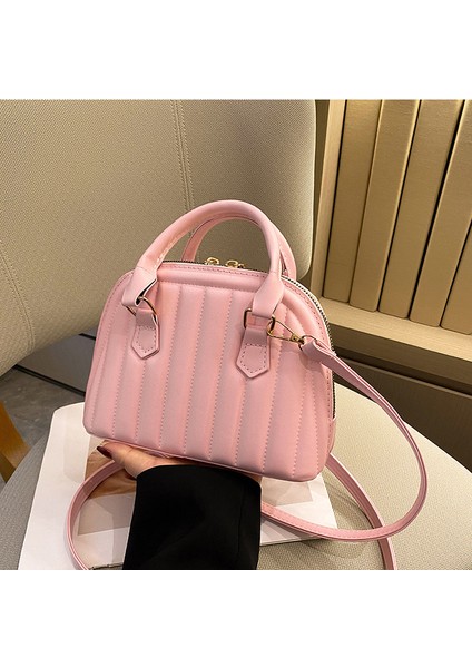 3 Mini Kabuk Tote Çanta Kadın 2023 Yeni Kabartmalı Tek Omuz Çanta Messenger Çanta 2023 Yeni Moda Sonbahar Çanta (Yurt Dışından)