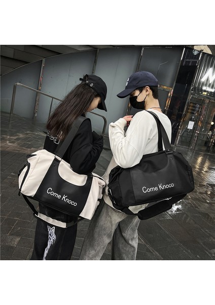 2 Erkek ve Kadın Çanta Büyük Kapasiteli Hafif Spor Çantası Bağımsız Ayakkabı Deposu Spor Çantası (Yurt Dışından) modelleri