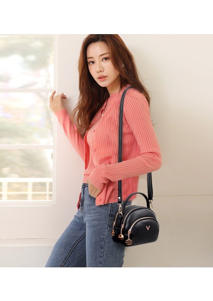 Gri Yeni Lüks Kadın Çanta Pu Deri Crossbody Çanta Moda Bayan Küçük Omuz Çantaları (Yurt Dışından) modelleri