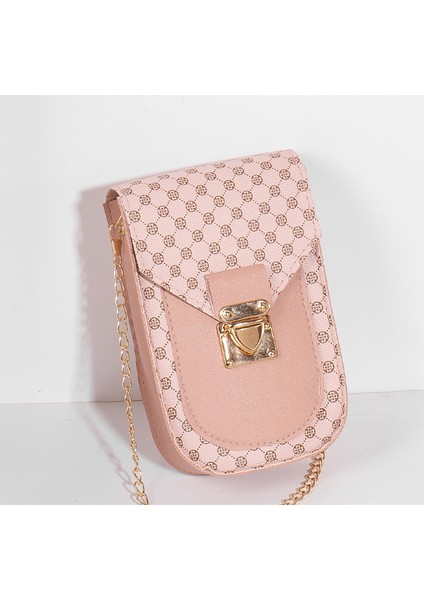 Pembe Yeni Moda Küçük Crossbody Çanta Kadın Mini Mat Deri Omuz Askılı Çanta Debriyaj Bayanlar Telefonu Çanta Çanta Çanta (Yurt Dışından)
