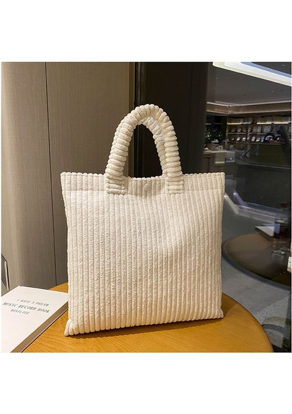 Rose Madder Ins Moda Özel Kış Çantalar ve Çantalar Lüks Retro Kadife Bez Çantalar Kadın Çanta Cortex Büyük Kapasiteli Tote Çanta (Yurt Dışından)