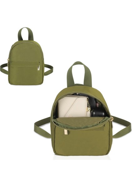 Yeşil Özel Moda Mini Sırt Çantası Çanta Kadınlar Için Hafif C Anti Hırsızlık Sırt Çantası Sırt Çantaları Bayan Çanta (Yurt Dışından)