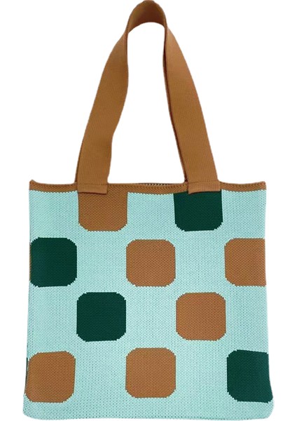 Kayısı Özelleştirme Moda Alışveriş Örgü Örme Çanta Tote Kadın Omuz Çantaları Sıcak Satış Bayan Çantaları (Yurt Dışından) modelleri