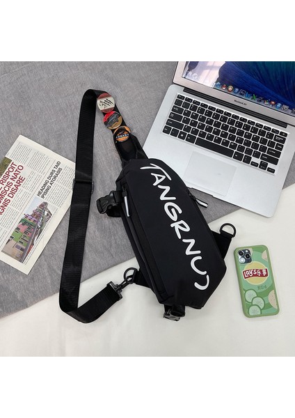 Siyah-Hariç Bebek Kolye Kadınlar Için Popüler Çanta Broseiful Travedenimdwomen Girlsr Mini Sling Çanta Bolsflowerama Genç Kız Göğüs Çantası Pu Polyester Tek (Yurt Dışından)