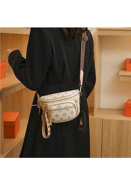 1 Basit ve Şık Retro Çok Katmanlı Fermuar Tek Omuz Crossbody Çanta Bayan Göğüs Çantası (Yurt Dışından) fırsatları