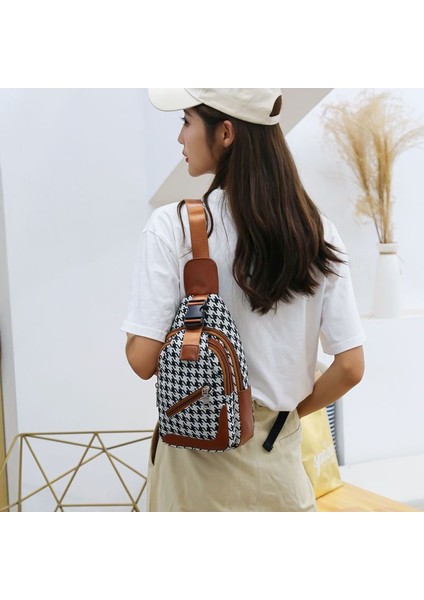 1 Retro Tarzı Popüler Özelleştirilmiş Fermuarlı Kemer Çantası Crossbody Anti Hırsızlık Seyahat Kadın Göğüs Çantaları (Yurt Dışından) modelleri