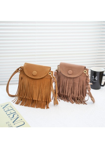 1 #2023 Yeni Fabrika Göğüs Sling Messenger Saçak Dekor Flap Crossbody Çanta (Yurt Dışından) fiyatları