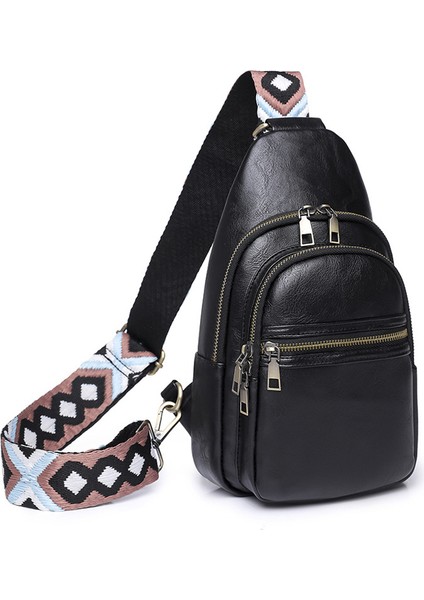 Camel Trendy Kadın Göğüs Çantası: Son Tasarım Küçük Pu Deri Sling Crossbody Çanta (Yurt Dışından)