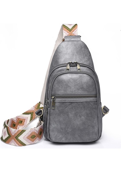 Camel Trendy Kadın Göğüs Çantası: Son Tasarım Küçük Pu Deri Sling Crossbody Çanta (Yurt Dışından)