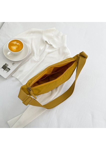 Mavi KBW161 Kadın Tek Omuz Crossbody Koltuk Altı Çanta 2023 Yeni Hilal Ay Göğüs Çanta Moda Japon Bayanlar Hamur Çanta (Yurt Dışından) modelleri