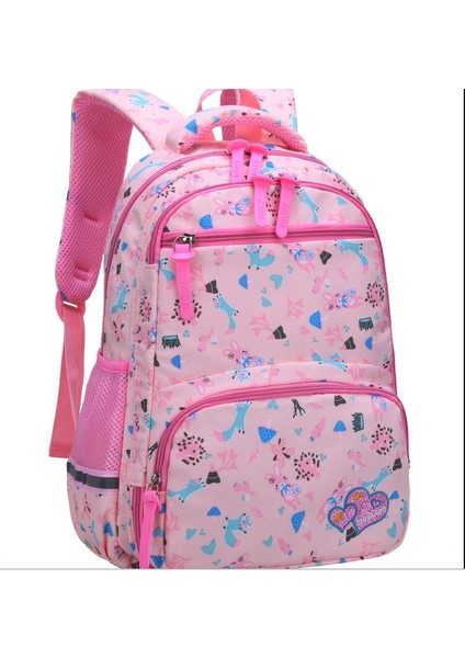 Pink2 15 Inç Çanta Kadın Sırt Çantası Kızlar Açık Sırt Çantası (Yurt Dışından)