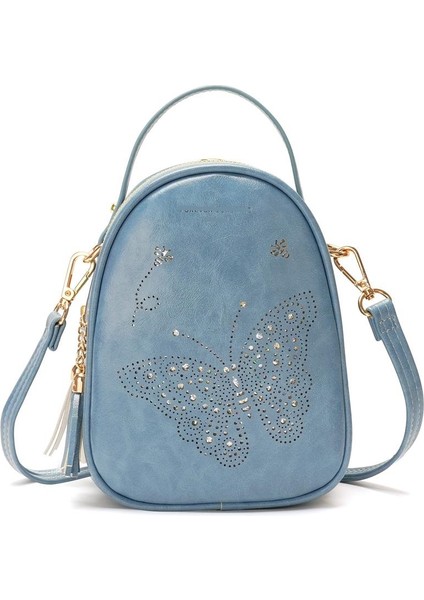 Mavi Cartera Bluey Mujer Piknik Seyahat Çok Fonksiyonlu Unisex Kawaii Okul Çantaları Sırt Çantası Seyahat Kızlar Için (Yurt Dışından)