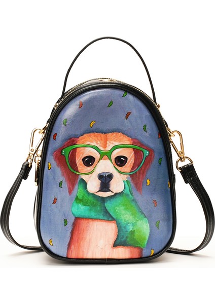 Mavi Cartera Bluey Mujer Piknik Seyahat Çok Fonksiyonlu Unisex Kawaii Okul Çantaları Sırt Çantası Seyahat Kızlar Için (Yurt Dışından)
