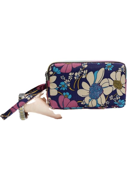 2331 Sıfır Cüzdan Bayan Kumaş El Çantası Üç Katlı Fermuarlı Bayan Cüzdan Büyük Kapasiteli Tasarım (Yurt Dışından) fiyatları