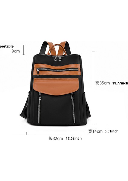 Haki Moda Promosyon Kadın Su Geçirmez Büyük Kapasiteli Bayan Kadın Çanta Rahat Çanta Spor Sırt Çantaları Kadın Sırt Çantaları (Yurt Dışından) fırsatları