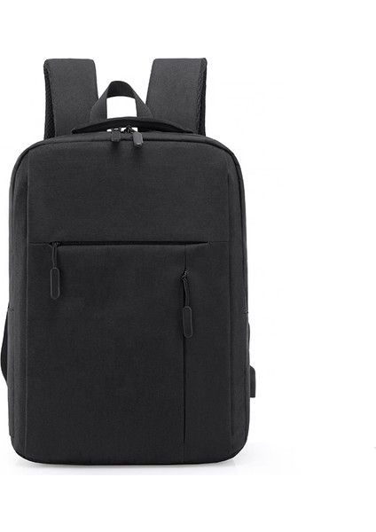 Siyah Oem USB Moda Seyahat Laptop Sırt Çantası (Yurt Dışından)