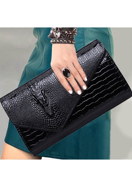 1-Kırmızı Moda Kadın El Çantası Timsah Baskı El Çantası Büyük Crossbody Omuz Bayanlar Timsah Çanta (Yurt Dışından) fiyatları