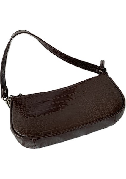 Beyaz Suni Deri Kalıcı Kadın Küçük Omuz Çantası Mini Çanta Bayan Crossbody Debriyaj Çantalar Çanta (Yurt Dışından)