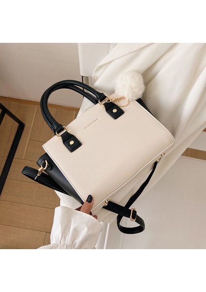 Toz Beyaz Çapraz Vücut Çanta Bayan Çanta Moda Taklit Kürk Kadın Çanta Crossbody Peluş Çanta Kadın (Yurt Dışından) fırsatları