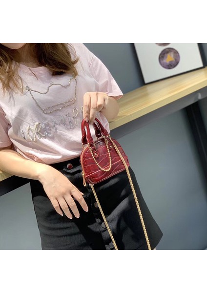 Kırmızı L:12CM G:5cm Y:10CM Tasarımcılar Taşınabilir Messenger Moda ve Küçük Parti Gezi Çantalar Kadın Mini Çantalar (Yurt Dışından) fırsatları