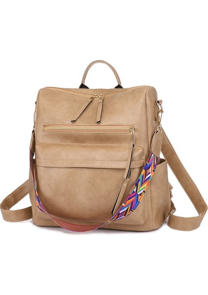Sarı Kadın Moda Sırt Çantası Çantalar Çok Amaçlı Tasarım Cabrio Satchel Çanta ve Omuz Çantası (Yurt Dışından)