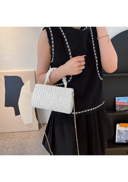 Gri HR556 Kadın Çanta Pu Kilit Toka Yeni Moda Tasarımı Küçük Kare Omuz Çantası Moda Trendi Çok Yönlü Çanta Kadınlar Için (Yurt Dışından) fırsatları