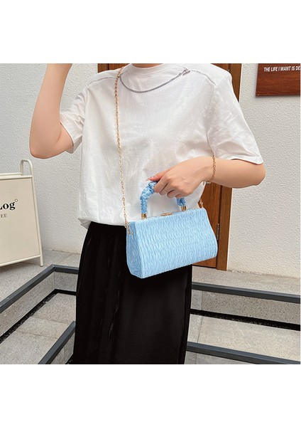 Gri HR556 Kadın Çanta Pu Kilit Toka Yeni Moda Tasarımı Küçük Kare Omuz Çantası Moda Trendi Çok Yönlü Çanta Kadınlar Için (Yurt Dışından) indirimleri