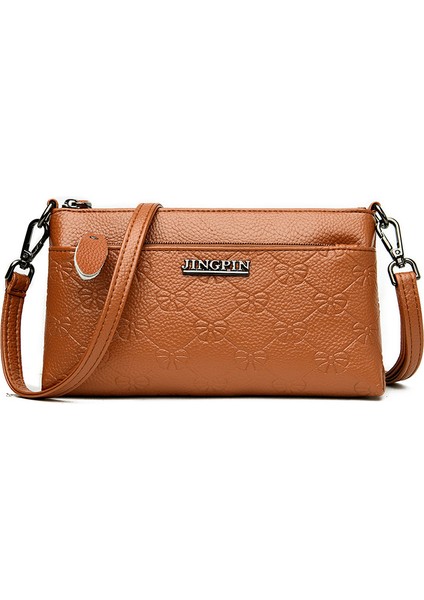 Siyah Lüks Moda Pu Deri Tasarımcısı Bayanlar Crossbody El Çantaları Trendy Marka Özel Premium Donanım Kadın Haberci Çanta (Yurt Dışından) fiyatları