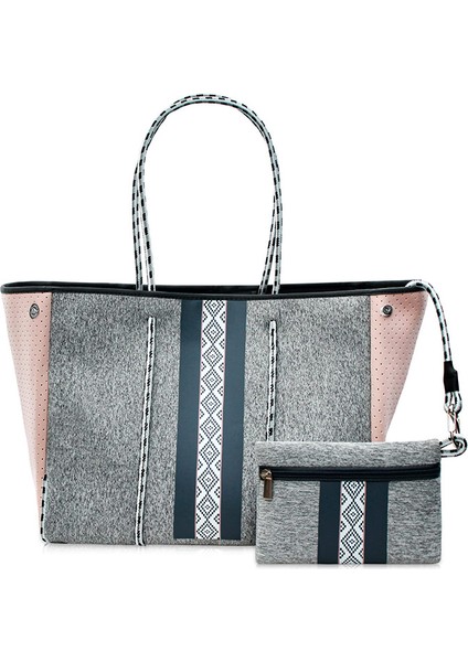 Leopar Baskı Özel Yüksek Kaliteli Hafif Spor Çanta Büyük Neopren Tote Çanta Kadın Yaz Plaj Çantası (Yurt Dışından) fırsatları