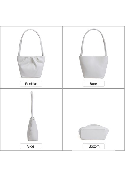 WHITE-8757 Yeni Moda 2023 Hobo Çanta Deri Lüks Özelleştirilmiş Tasarımcı Mini Ünlü Markalar Kadın Çanta (Yurt Dışından)