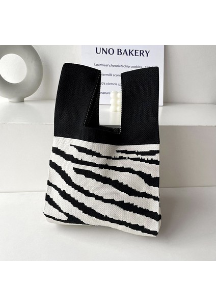 27 Mini Çanta Özel Çocuk Tote Çanta Polyester Örme Omuz Çantası Çiçek Plaj Bez Çantalar Kadınlar Için (Yurt Dışından)