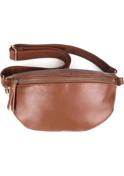 Gri Düz Renk Açık Göbek Çantası Pu Deri Serseri Çanta Erkek Kadın Fanny Paketi Crossbody Çıkarılabilir Kayış Kemer Omuz Göğüs Bel Çantaları (Yurt Dışından)