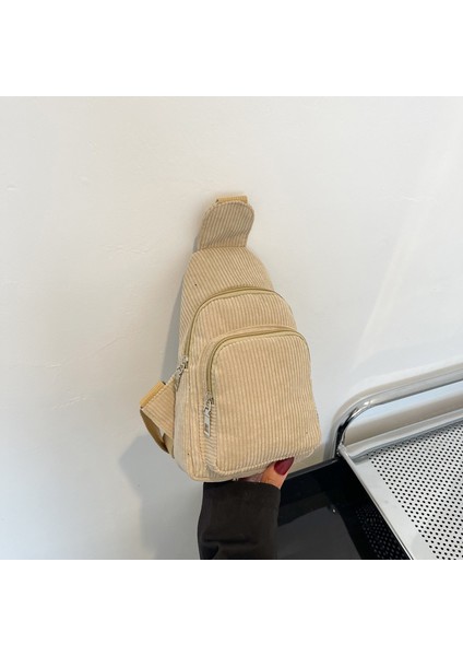 Haki Şık Kadın Çapraz Askı Çantası - Günlük Moda Açık Hava Maceraları ve Vintage Seyahatler Için Mükemmel (Yurt Dışından)