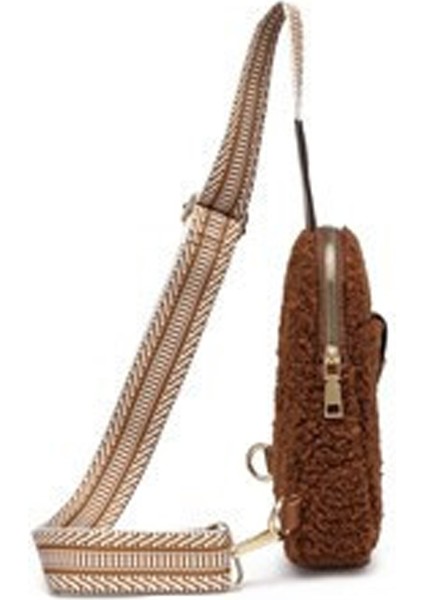 Pembe Moda Yeni Sonbahar Kış Sherpa Göğüs Çanta Moda Kadın Kızlar Alışveriş Seyahat Için Büyük Kapasiteli Rahat Crossbody Çanta (Yurt Dışından) indirimleri