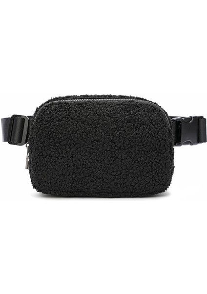 Derin Yeşil Moda Özelleştirilmiş Sherpa Chic Kadın Taklit Kürk Göğüs Paketi Rahat Fanny Paketi ve Crossbody Kemer Çantası (Yurt Dışından) fiyatları