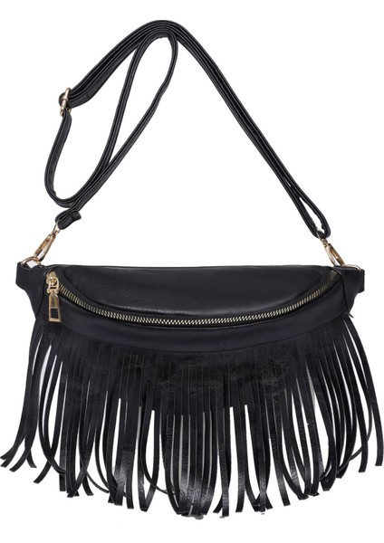 Bej Moda Pu Deri Göğüs Çantası Çıkarılabilir Püsküllü Crossbody Çanta Kadın Göğüs Çantaları Dom JA-448 (Yurt Dışından) modelleri