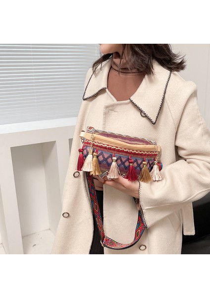 B Tasarımcı Püskül Crossbody Kadın Çanta Yüksek Kaliteli Kadın Taşınabilir Omuz Çantası Bahar Bolso Göğüs Çanta (Yurt Dışından) modelleri