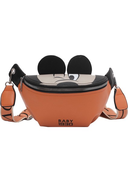 Pembe Kore Tarzı Karikatür Göğüs Çantası Pu Deri Crossbody Yan Çanta Açık Seyahat Kadın Bel Çantası Ebeveyn-Çocuk Kıyafeti (Yurt Dışından) fiyatları