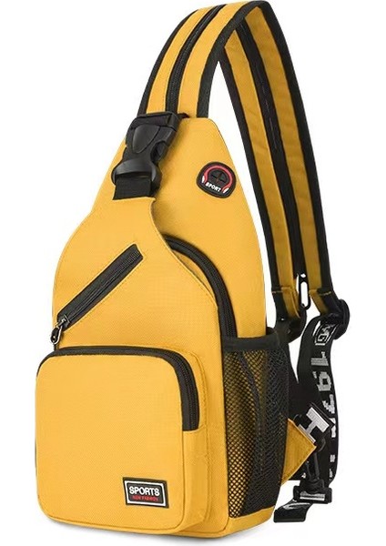 Gösterildiği Gibi_-2 Lüks Su Geçirmez Crossbody Sling Sırt Çantası Kadın Erkek Rahat Crossbody Omuz Göğüs Çantası Kulaklık Deliği ile (Yurt Dışından) fiyatları