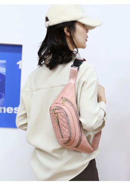 4 Çok Fonksiyonlu Kadın Düz Renk Göğüs Çantası Bayan Crossbody Çanta Bir Omuz Bel Çantası (Yurt Dışından) fiyatları