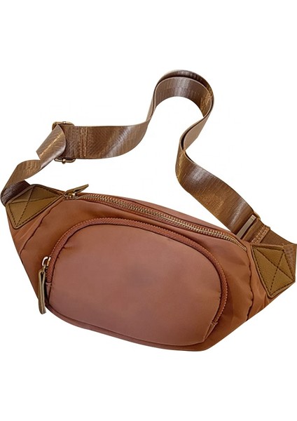 Kahverengi Moda Şık Özel Satchel Çanta Fanny Kalça Bel Paketi Çapraz Vücut Çanta Kadın Serseri Kalça Göğüs Kılıfı Kemer Çantası (Yurt Dışından) fiyatları