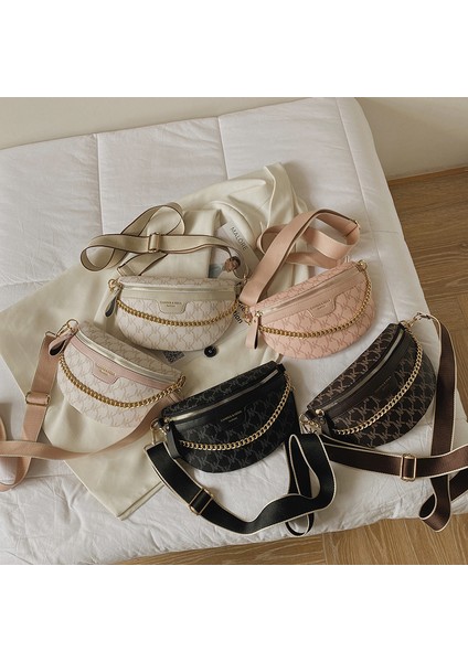 4 2023 Yeni Trendy Mektup Pu Omuz Göğüs Çanta Desen Kanvas Fermuarlı Crossbody Çanta Kadınlar Için (Yurt Dışından) fırsatları