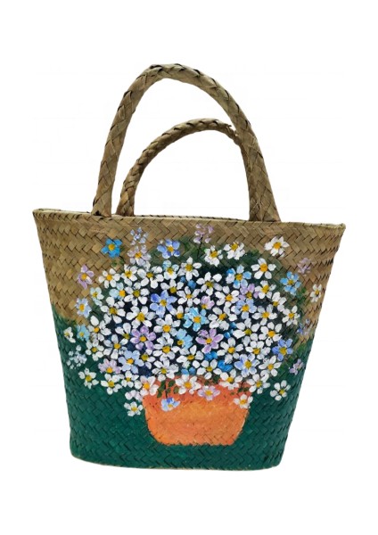 Sarı El Dokuma Su Sümbülü Omuz Çantası - Yaz Plaj Çantası Için Boho Şıklığı ve Dünyevi Itiraz ( 0084587176063 Ws) (Yurt Dışından) modelleri